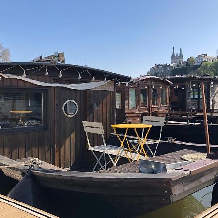 Logement Insolite La Toue Cabanee Centre Ville Ανζέρ Εξωτερικό φωτογραφία